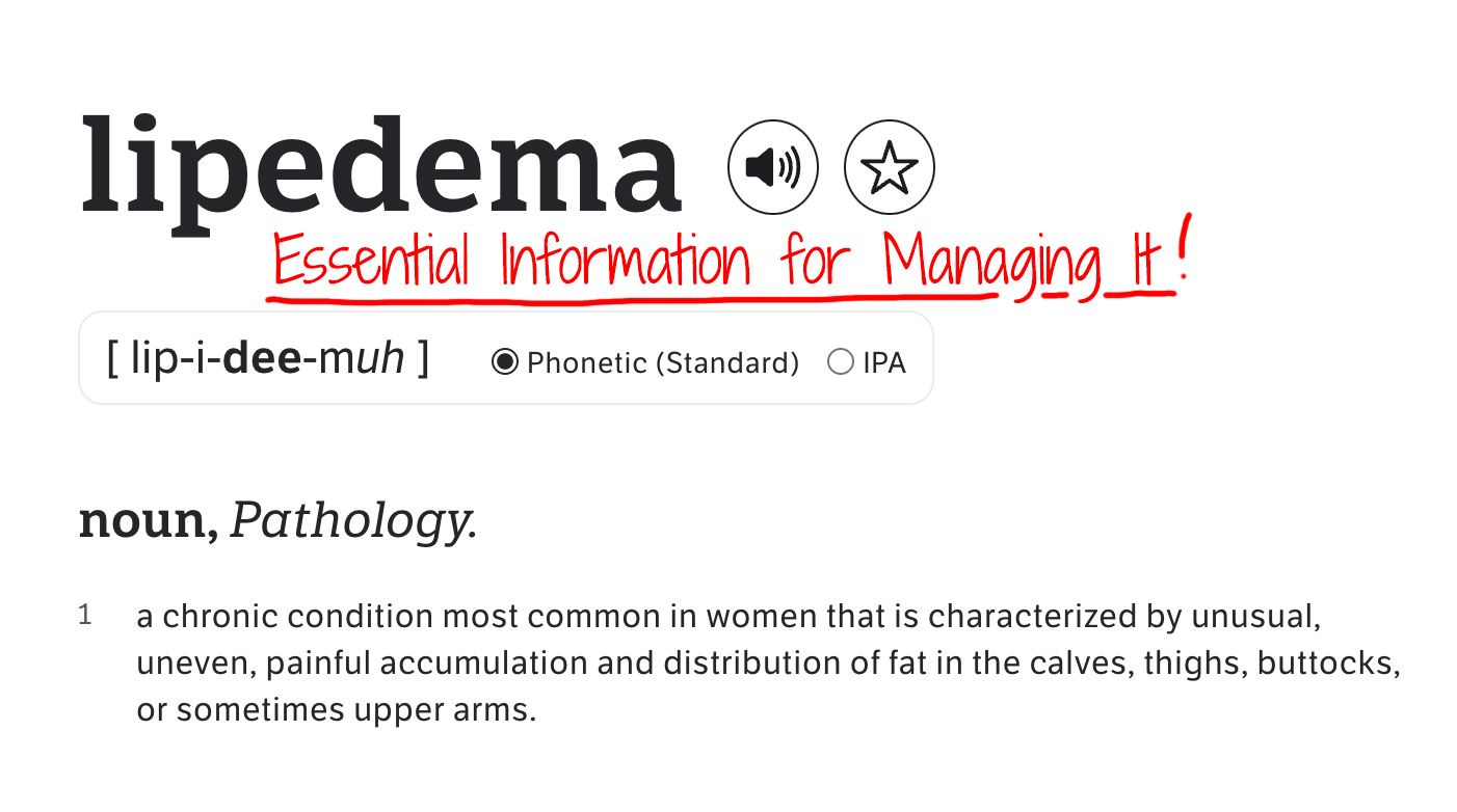 Lipedema: Essential Information for Managing It